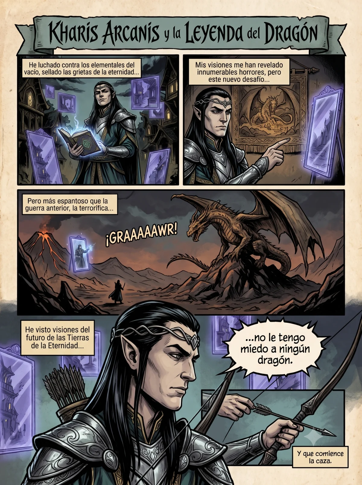 Kharis Arcanis y la leyenda del dragón