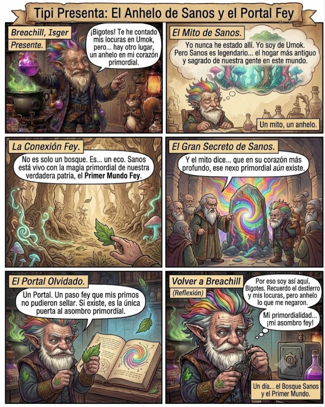 Tipi presenta: El anhelo de Sanos y el Portal Fey
