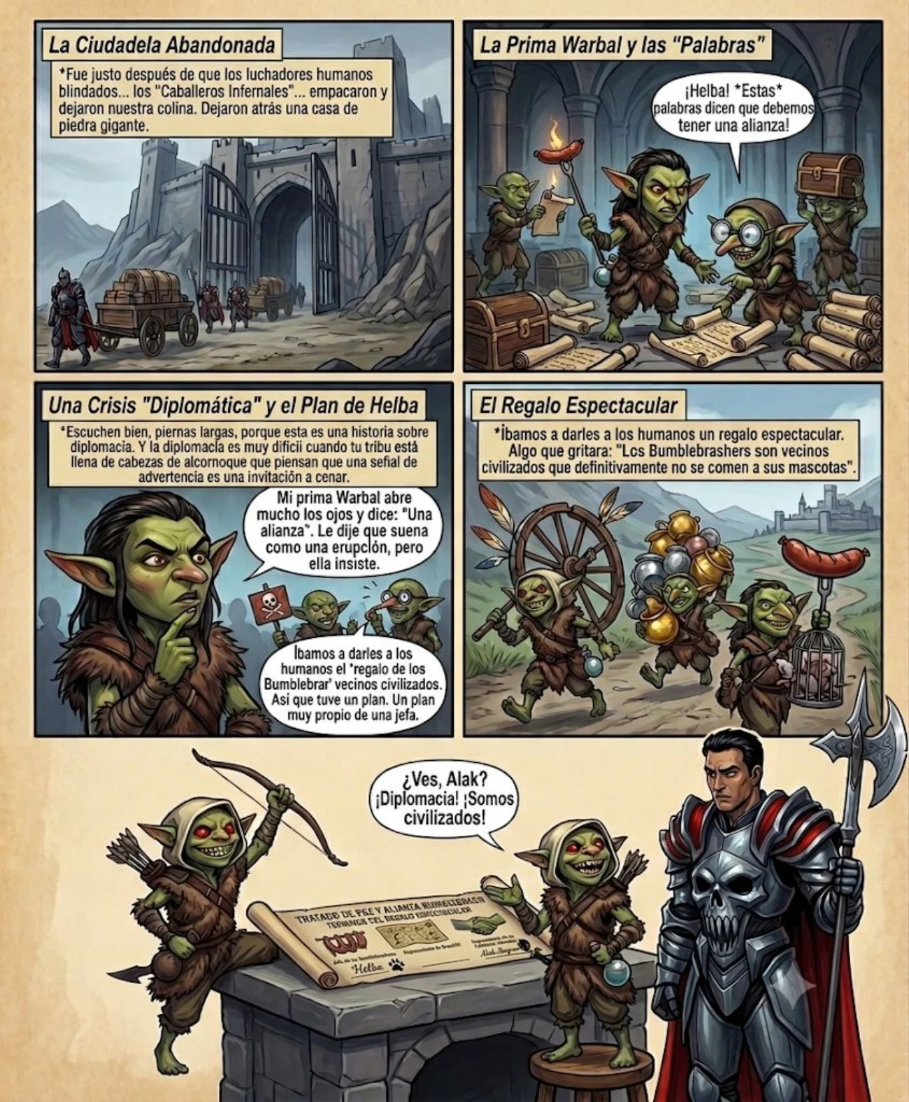 Helba y Warbal: Diplomacia Bumblebrasher