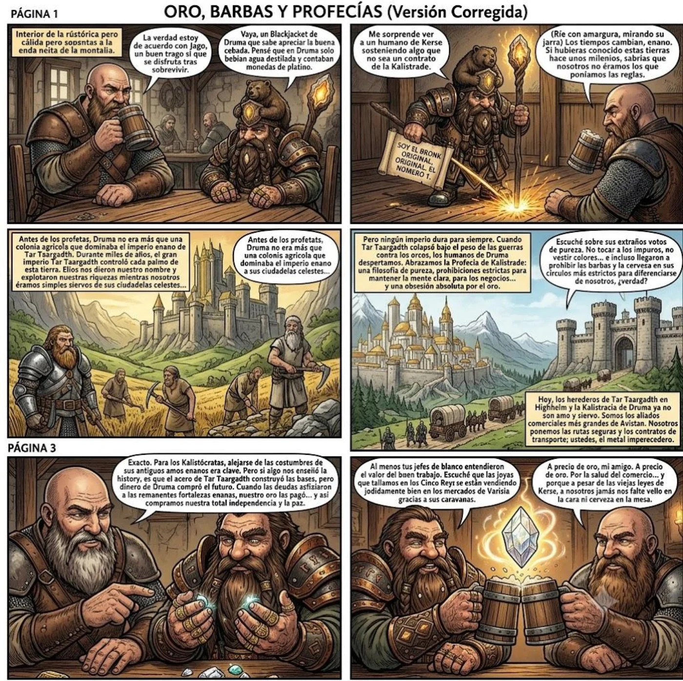 Oro, barbas y profecías